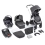 Babymore Memore V2 13 Piece Travel System Bundle with Coco i-Size Carseat and Isofix Base - Chrome