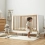 SnuzKot Skandi 3 Piece Nursery Furniture Set The Natural Edit - Oak