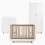 SnuzKot Skandi 3 Piece Nursery Furniture Set The Natural Edit - Walnut