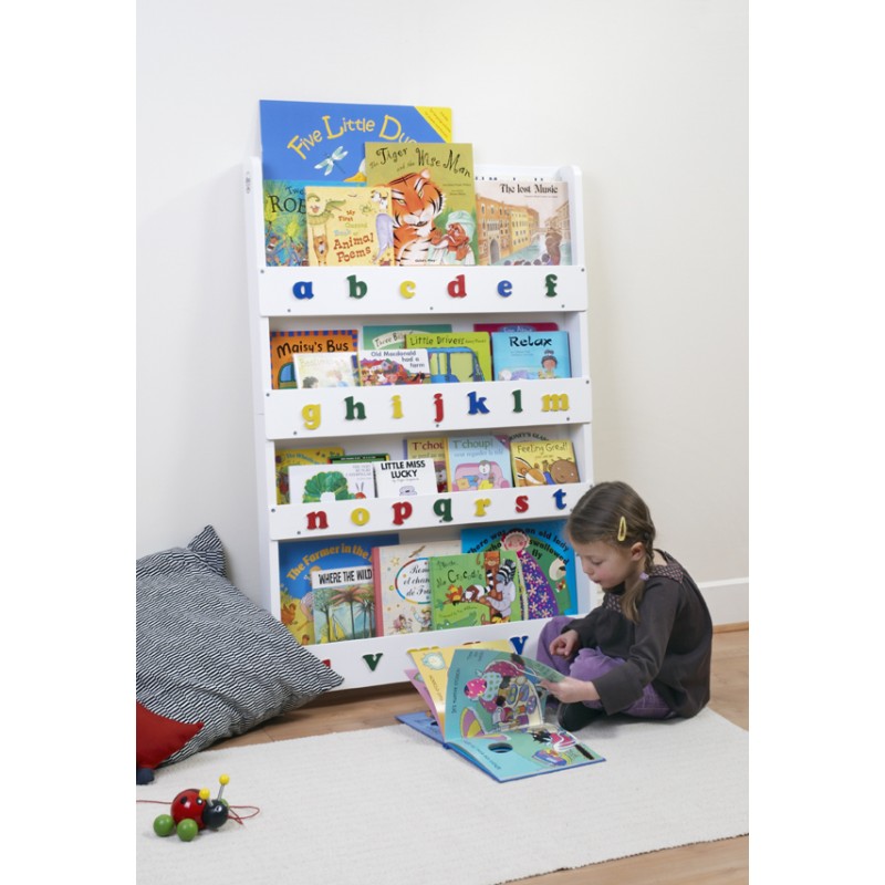 Tidy Books Bookcase With Alphabet