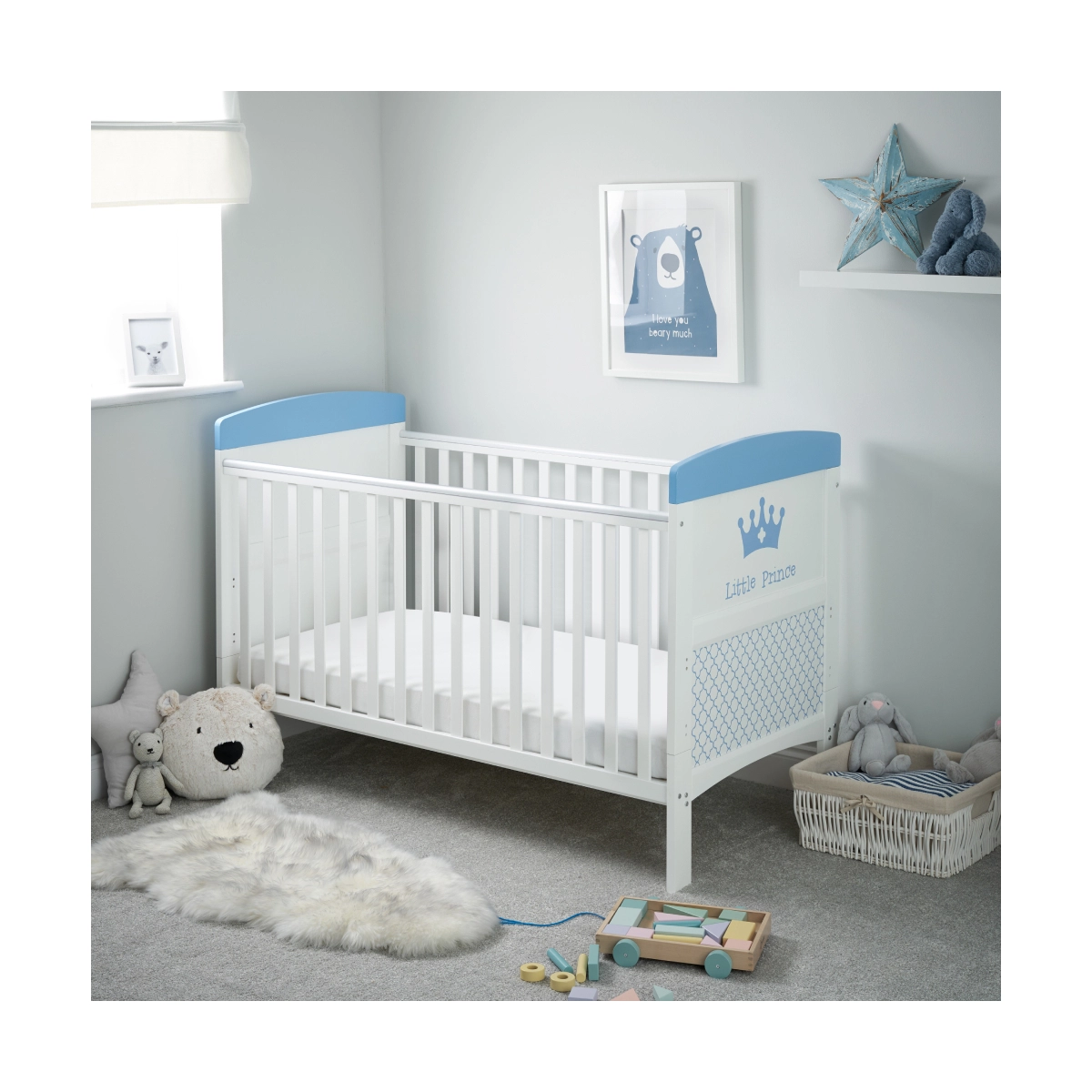 Image of Obaby Grace Inspire Cotbed-Little Prince