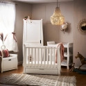 Obaby Stamford Sleigh SPACE SAVER 3 Piece Furniture Room Set - White
