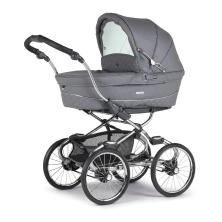 BebeCar Stylo Class+ Combination 2in1 Pram System - Stormy Grey + FREE BebeCar Changing Bag Worth £75!
