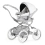 BebeCar Easymaxi Lie Flat 0+ Infant Car Seat - Clouds !