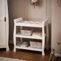 Obaby Stamford Sleigh Open Changing Unit-White 
