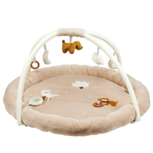 Nattou Charile Stuffed Playmat with Arches - Beige