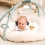 Nattou Luna and Axel Stuffed Playmat with Arches - Green/Grey !