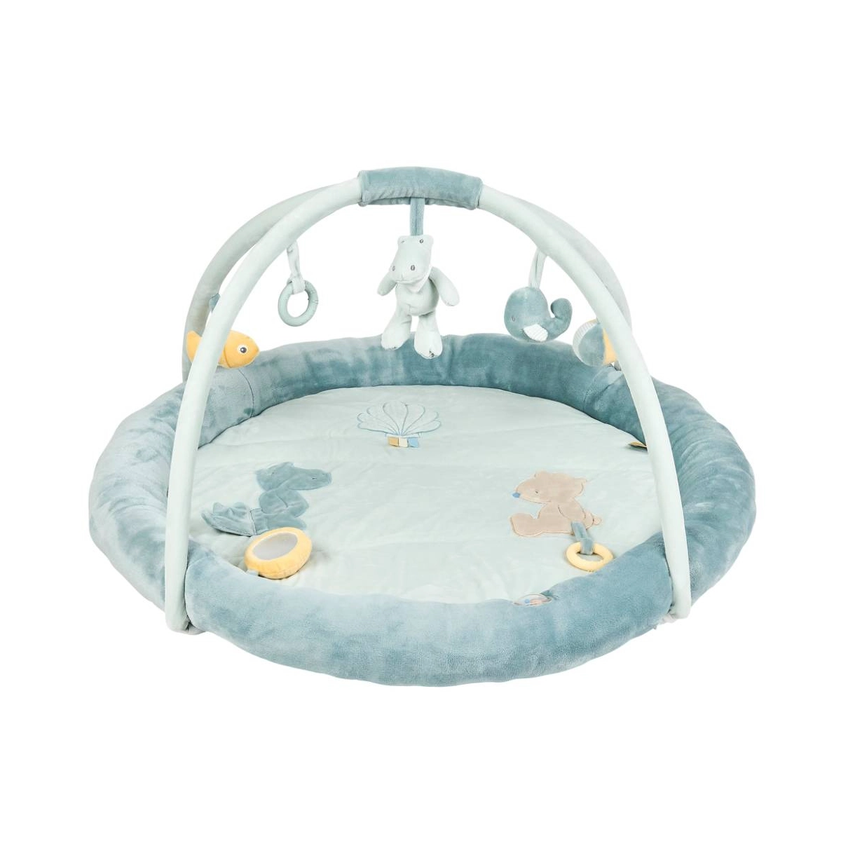 Nattou Romeo, Jules and Sally Stuffed Playmat with Arches