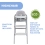 Chicco Crescendo Up 3in1 Highchair - Turin Grey