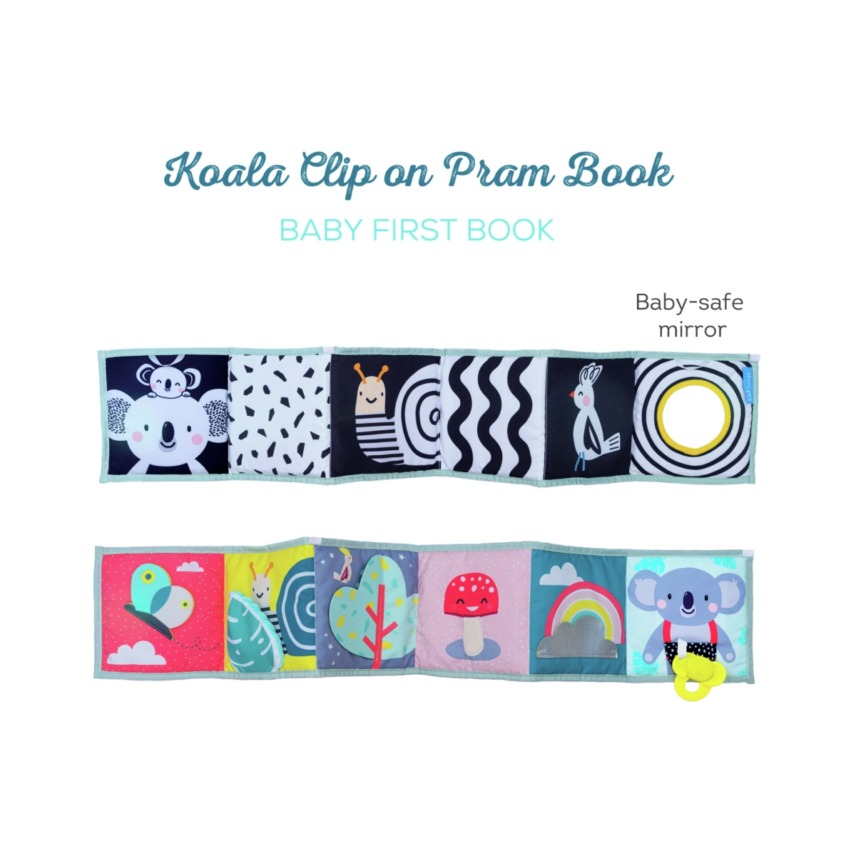 Taf Toys Clip on Pram Book – Kimmy Koala