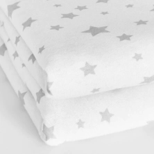 Kiddies Kingdom Next2me sheets - Printed Stars