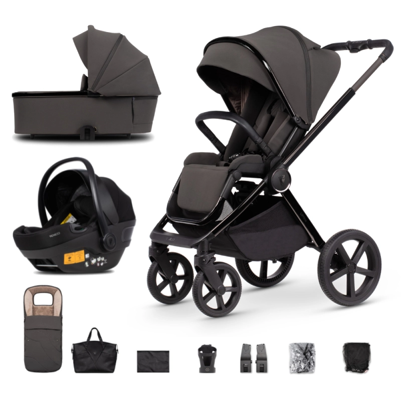 3 in 1 Travel System Joie Chrome Stroller Pram Pushchair Carry Cot 22kg MAX  NEW