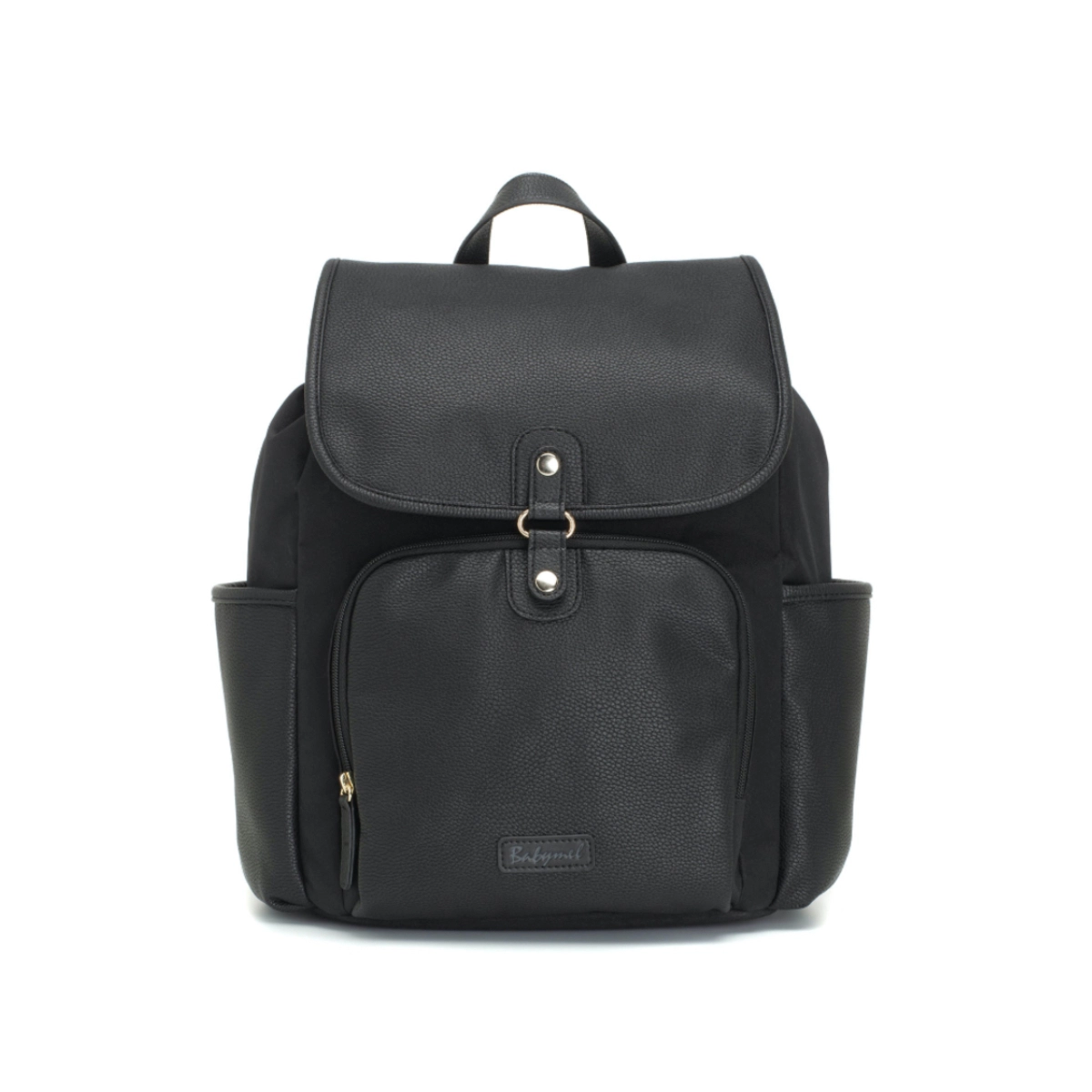 Image of Babymel Freddi Vegan Leather Backpack - Black