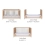 Tutti Bambini Fika 3 Piece Roomset - White/Light Oak