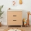 Tutti Bambini Fika Mini 2 Piece Room Set - Light Oak/White Sand