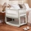 SnuzPod4 Bedside Crib with Mattress-Barley + Free Nursing Pillow Worth £59.99!