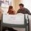 SnuzPod4 Bedside Crib with Mattress-Sage + Free Nursing Pillow Worth £59.99!