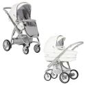 Bebecar Ip-Op XL Classic Duo 2in1 Pram System - White Delight
