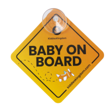 Kiddies Kingdom Baby On Board Sign - Plane (Bounty M)