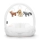Dock A Tot Mobile Arch Toy Bundle - Pristine White/Day at the Zoo