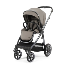 BabyStyle Oyster 3 Gun Metal Chassis Stroller - Stone