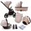 My Babiie MB450i Billie Faiers 3 in 1 Travel System - Pastel Pink