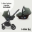 My Babiie MB450i Billie Faiers 3 in 1 Travel System - Sage