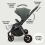 My Babiie MB450i Billie Faiers 3 in 1 Travel System - Sage