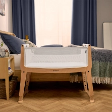 SnuzPod Studio Bedside Crib - Stockholm Natural