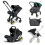 Doona™ i ISIZE Car Seat & Stroller Premium Bundle-Nitro Black