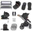 Ickle Bubba Stomp Luxe 14 Piece Travel & Home Bundle - Black Frame