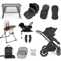 Ickle Bubba Stomp Luxe 15 Piece Travel & Home Bundle - Black Frame