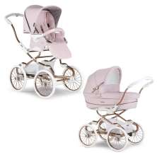 BebeCar Stylo Class+ Combination 2in1 Pram System - Rose Pink