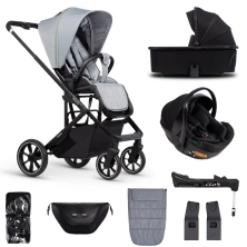 Venicci Empire 3in1 Travel System with Isofix Base - Urban Grey