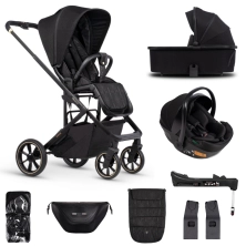 Venicci Empire 3in1 Travel System with Isofix Base - Ultra Black
