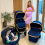 My Babiie MB500i Dani Dyer iSize Travel System - Rose Gold Marble (MB500iDDMR)