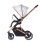 My Babiie MB500i Dani Dyer iSize Travel System - Rose Gold Marble (MB500iDDMR)