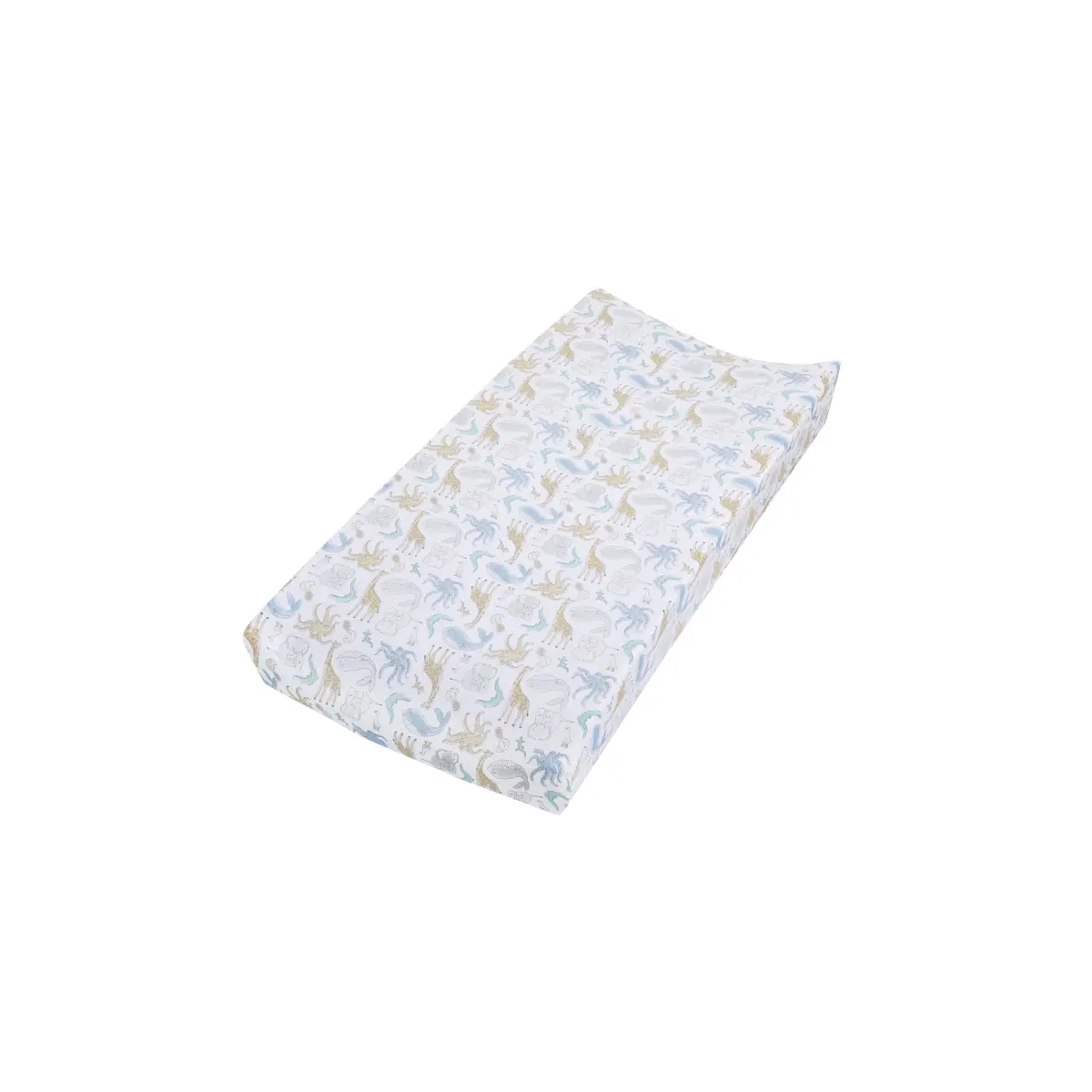 Image of Aden + Anais Essentials Cotton Muslin Changing Mat Cover - Natural History (23-19-377)