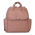 Babymel Robyn Convertible Faux Leather Backpack - Dusty Pink