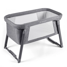 Ickle Bubba Mini Rocker Crib - Space Grey