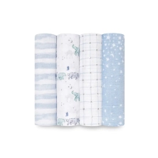 Aden + Anais Pack of 4 Large Swaddle Cotton Muslin - Rising Star (23-19-039)