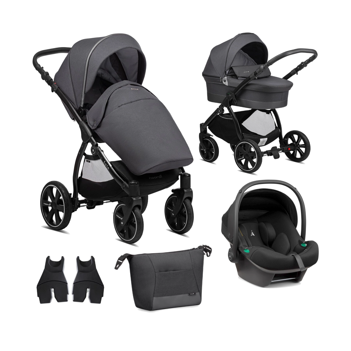 Noordi Sole Go 3in1 Travel System with Terra i-Size Car Seat