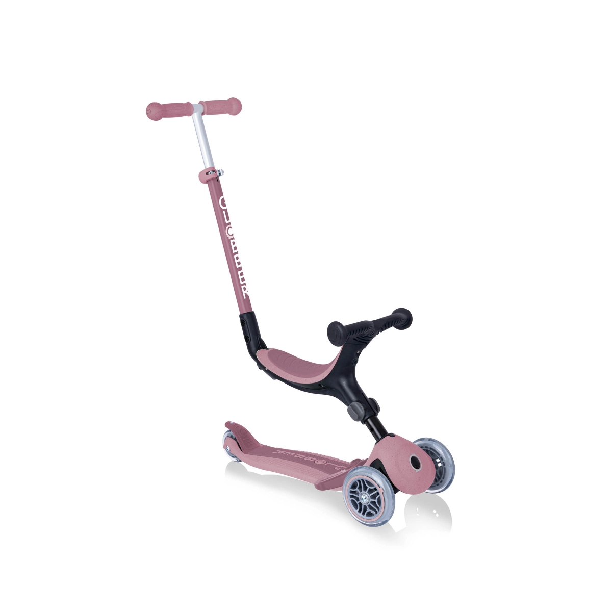 Image of Globber Go Up Foldable Plus Ecologic Recycle Scooter - Berry
