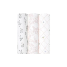 Aden + Anais Pack of 3 Large Swaddle Silky Soft - French Floral (23-19-075)