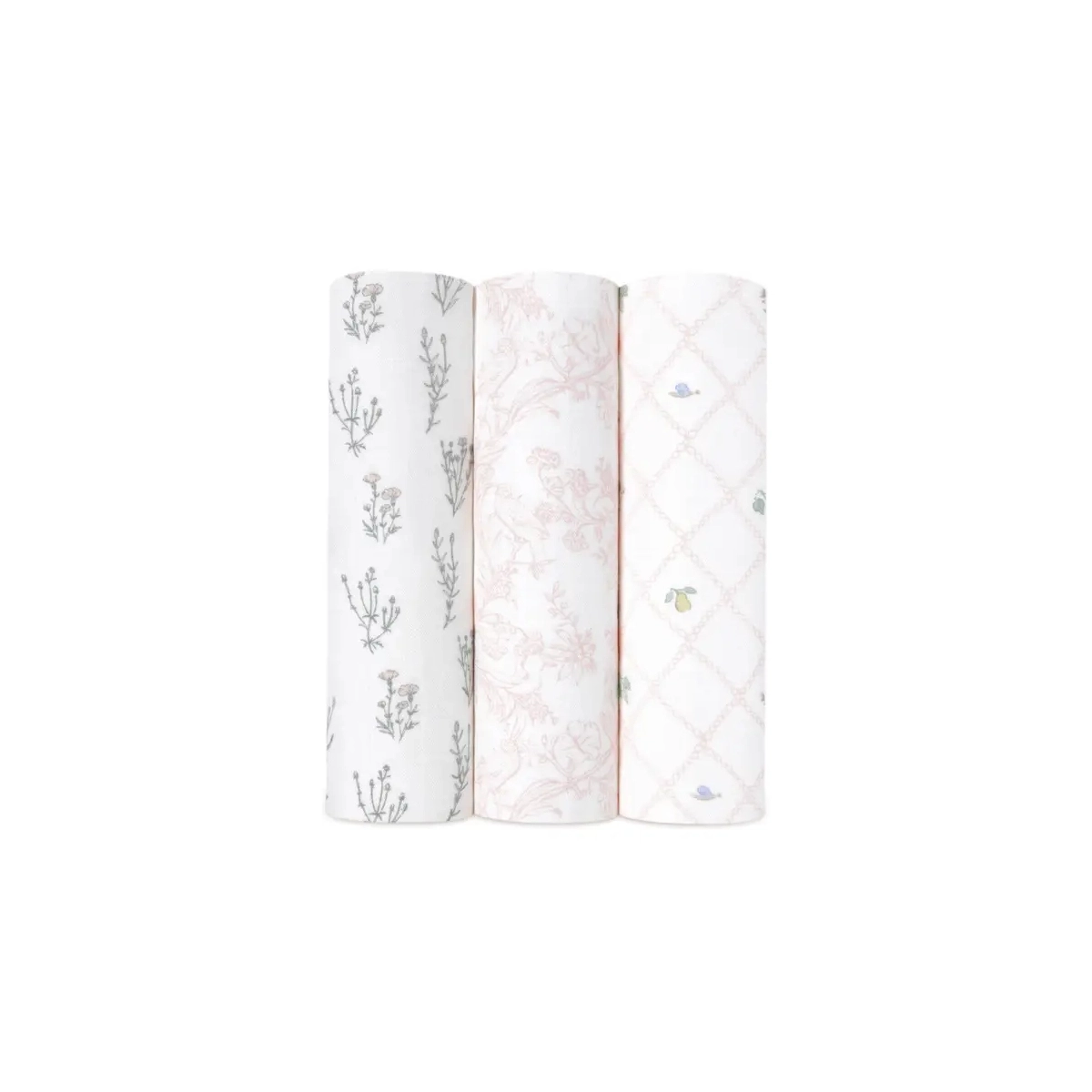 Image of Aden + Anais Pack of 3 Large Swaddle Silky Soft - French Floral (23-19-075)