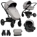 Noordi Aqua Thermo 3in1 Travel System with Terra i-Size Car Seat - Light Grey
