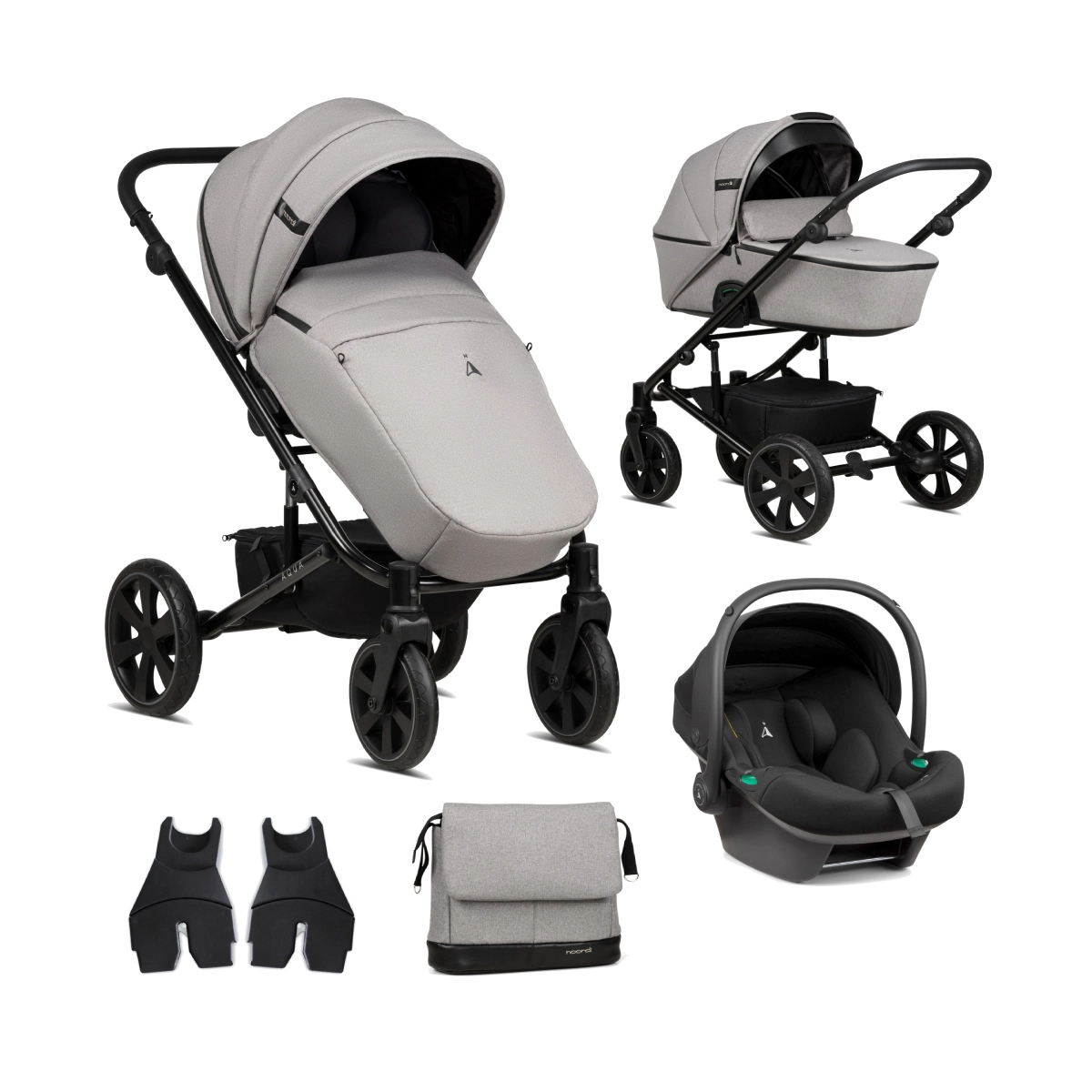 Noordi Aqua Thermo 3in1 Travel System with Terra i-Size Car Seat