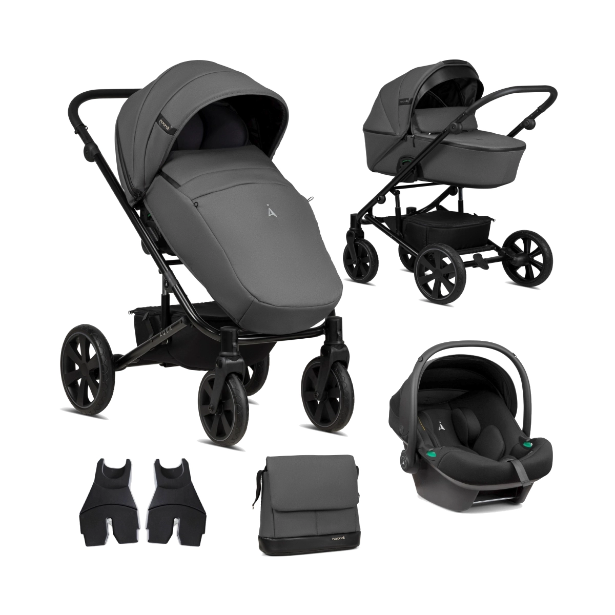 Noordi Aqua Thermo 3in1 Travel System with Terra i-Size Car Seat
