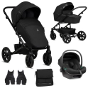 Noordi Aqua Thermo 3in1 Travel System with Terra i-Size Car Seat - Black