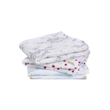 Aden + Anais Pack of 3 Musy Squares Cotton Muslin Iconic Collection - Harry Potter (23-19-080)